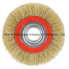 10′′ Brass Coated Steel Wire Cup Brush